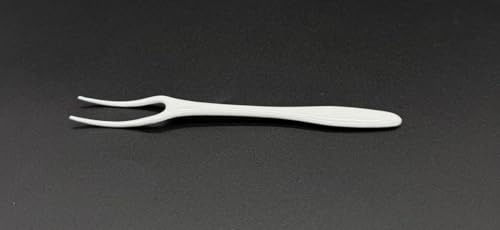 Kimmel 21-000-2751-1 Serving Fork/Happenskewer Plastic White Pack of 10
