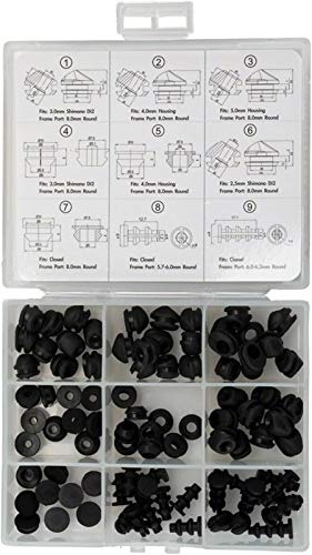 Jagwire Rahmen Plug Combo Box Ersatzteile für Erwachsene, Unisex, Schwarz, Einheitsgröße