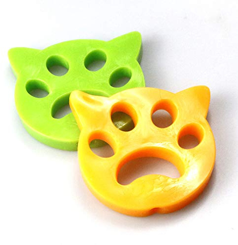 Pet Hair Remover for Laundry, Washing Machine Pet Hair Catcher Pet Fur Remover for Clothes,Reusable Cleaning Ball Floating Pet Fur Remover Washer (2 Pack)