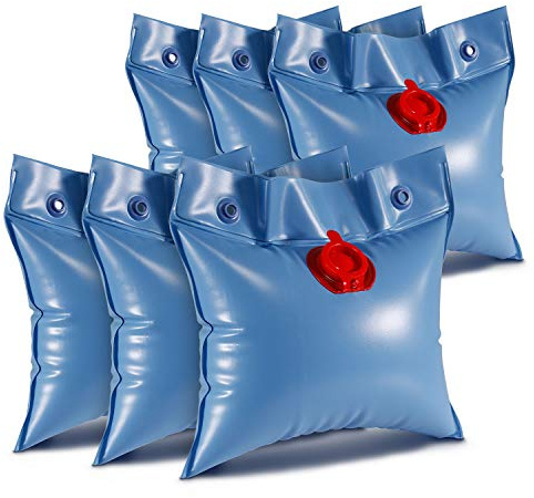 Paradies Pool Beschwerungssack 6er Set Wassersack für Abdeckplane Winter