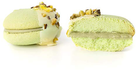 Maddalene al Pistacchio Artigianali 500g Dolciaria Fiorillo | Biscotti di frolla freschi | Sigillati singolarmente in monoporzione