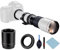 JINTU 500mm-1000mm f/8 Teleobjektiv für Canon EF Objektiv, Manuelles Teleobjektiv-Zoom Objektiv mit T-Ring für Canon EOS Rebel SL2 SL1 T8i T7 T6 4000D 2000D 850D 800D 90D 80D 77D 70D 5D 6D SLR