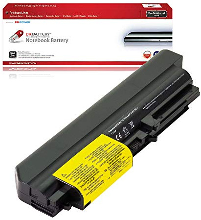 DR. BATTERY 42T5229 41U3198 Laptop Battery for ThinkPad T400 7417 Series Enchanced T400 Series R400 Series 42T5265 41U3198 42T4677 42T4531 42T467742T5225 41U3197 42T5262 [10.8V]