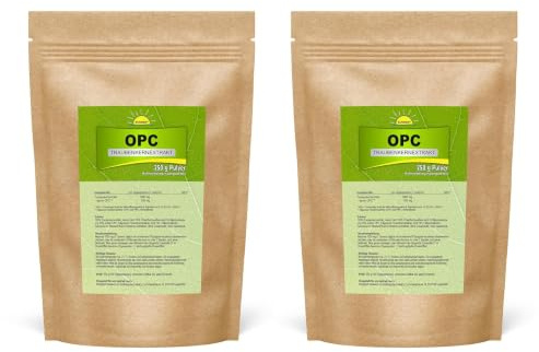 OPC Traubenkernextrakt 95% (70% nach HPLC), Pulver, 2x 250g Beutel