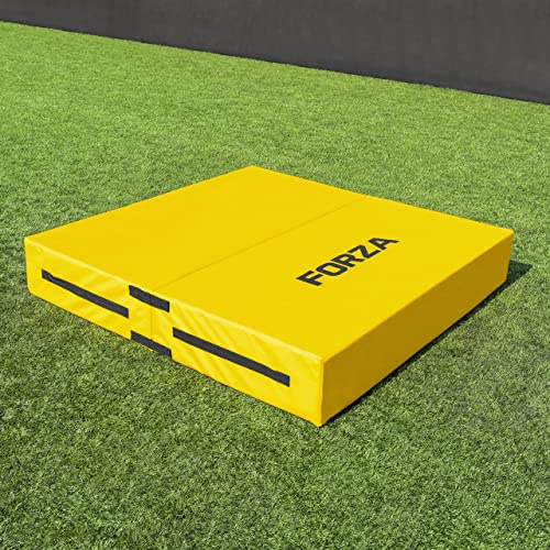 FORZA Rugby & Football Crash Mats [3 Sizes] | Folding Rugby Training Equipment | Crash Mat for Tackling Drills | Indoor & Outdoor Rugby Mats (Medium (91.5in x 46.5in))