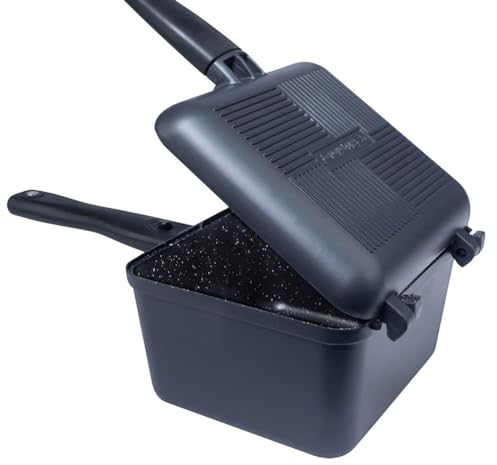 Ridgemonkey - Connect DEEP PAN & Griddle Granite Edition - Standard OR XL (Standard), Grey