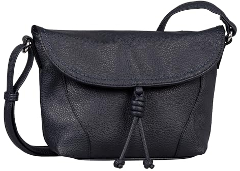 TOM TAILOR Malia Damen Shopper Umhängetasche Reißverschluss Groß Blau