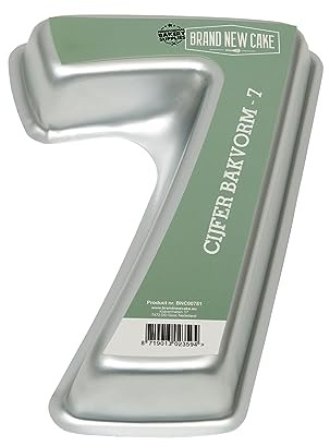 BrandNewCake® Stampo Numero 7 in Alluminio - Riutilizzabile - Perfetto per Torte e Dolci Creativi