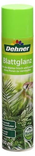 Dehner Blattglanz Spray, hochwertiger Flüssigdünger, Dünger für Zimmerpflanzen, mit pflegenden Ölen, staubabweisend, 400 ml, bunt