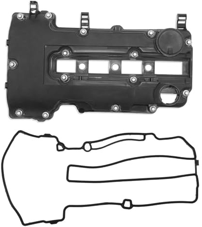 Hajus 1031002 Ventildeckel Zylinderkopfhaube Ventil Wippe Abdeckung Ventildeckeldichtung für Opel Adam Corsa D Astra H J Insignia 1.2 1.4 55573746 25198874 55561426