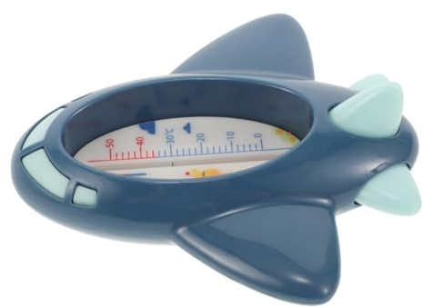 Wasserthermometer für Badewanne, Präzise Anzeige, Blaues Pp | Neugeborene und Säuglinge, Leicht Ablesbar im Alltag, Geeignet zum Messen bei Bad und Raumtemperatur