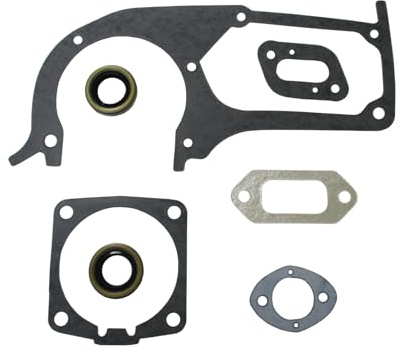 kirkasta 5034737-01 Jeu de joints avec joint d'huile pour tronçonneuse Husqvarna 394 394XP 395 395XP