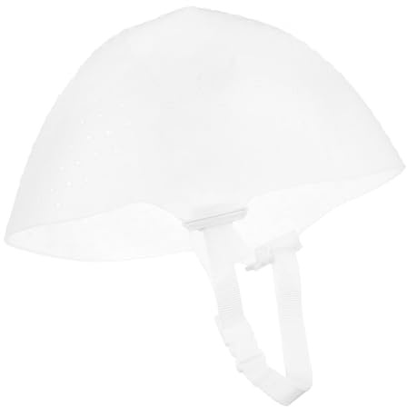 Homoyoyo Gorro Reutilizable de Silicona para Mechas con Diseño Perforado y Aguja, Adecuado para Teñir y Resaltar el Cabello en Peluquería y Uso Doméstico