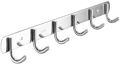 Cammeciso KüChenleiste Mit Haken,Hakenleiste KüChe Ohne Bohren,HäNgeleiste KüChe,Platzsparende,Wasserdicht,Eleganz,FüR KüChenutensilien,Kochgeschirr,Messerhalter