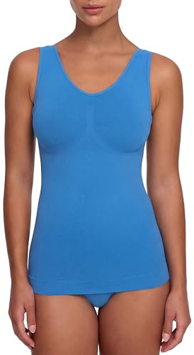 creamy fabrics Damen Figurformendes Shapewear Tanktop – Shaping Unterhemd mit starker Kompression für Bauch & Taille – Nahtloses Unterzieh-Top für glatte Silhouette & hohen Komfort