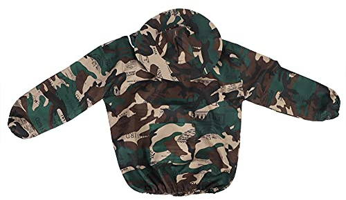 Imkerei Schutz Jacke Profession Eller Bienen Anzug Smock Weite Krempe Schleier Atmungsaktive Polyester Baumwolle Haltbar für Imker