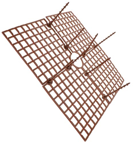 GALPADA 3 Piezas Protector para Macetas Rejilla Resistente para Plantas y Flores Cubierta de Suelo Antideslizante Desmontable y Cortable para Jardín Protección contra Gatos Unidades
