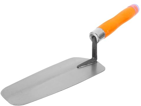 NOLITOY Llana para Enlucir de Acero Inoxidable Tamaño Mediano con Mango Ergonómico Herramienta Profesional para Alisar Paneles de Yeso y Trabajos de Cemento en Interiores y Exteriores