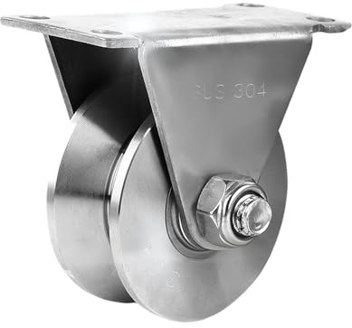 Inscrip Umlenkrolle mit 2 Kugellager, 68mm U Typ Umlenkrollen für 16mm Seile Stahlseil, Edelstahl Fitness Flaschenzug, Umlenkrolle Stahlseil, Tragkraft 800kg, für Lager, Rolltor, Heben, Transport