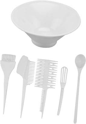 VILLFUL 6Pcs Hair Dye Kit Hair Coloring Tools Set Convenient to Use Easy to Hold