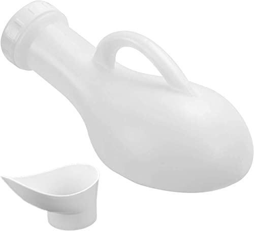 urinflaska, Läcksäker bärbar urinal toalett - 1,2 l urinflaskor manliga spillsäker urinflaska