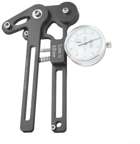 Posheliox Misuratore di tensione dei raggi della bicicletta, strumento in lega di alluminio di qualità per ruote da 26, 27,5, 29 pollici, lavorato a CNC, per manutenzione e riparazione ciclismo