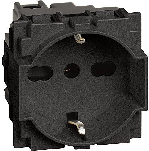 Living Now Presa Trivalente Shuko+Bipasso 10/16A Nera