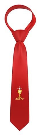 Corbata oficial de la Primera Comunión de Parkers Online (fecha roja), rosso, Talla única