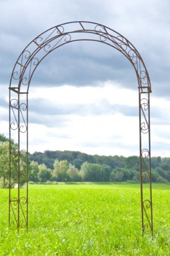 Rosenbogen Rund B: 140cm Rost - 12mm Massiveisen