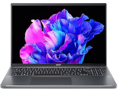 Acer Swift Go (SFG16-71-59ST) Ultrabook/Laptop | 16 WUXGA Display | Intel Core i5-1335U | 16 GB RAM | 512 GB SSD | Intel Iris Xe Grafik | Windows 11 | QWERTZ Tastatur | grau