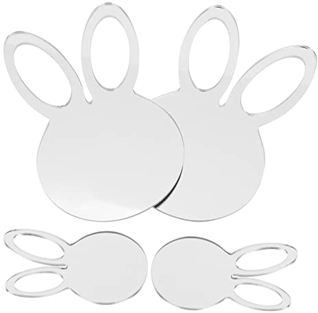 2 Stücke Ostern Acryl Hängende Ornamente Ostern Dekorationen Für Home Bunny Decor Einzigartige Design