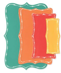 Sizzix Framelits Stanzschablonen-Set – Kopfnote von Stacey Park
