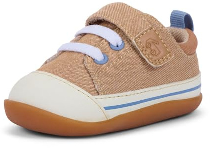 See Kai Run - Stevie Mini First Walker Shoe for Infants, Khaki, Infant 4
