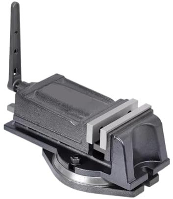 FUYUMIC 4 Inch Milling Machine Vise 100MM Precision Milling Vice QH100 With Swivel Base For Milling Machine
