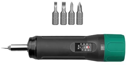 Torque Screwdriver 0.6Nm-6Nm Torque Driver Electrician Tool Adjustable Driver Torque Wrench Bit Included