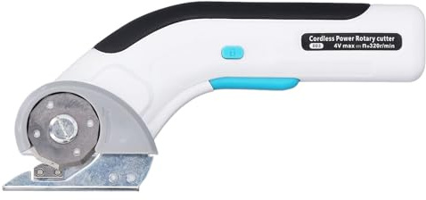 Schnurlose Elektrische Schere mit Sicherheitsverriegelung, Wiederaufladbare Nähschere mit 320 U/min, Automatischem Schärfen und Ergonomischem Griff, Geeignet Zum Schneiden von