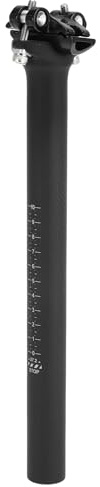 HOPESPANNER Universal 27.2x300mm Carbon Fiber Pattern Matte Black Bike Seat Posts Adjustable Angle Lightweight Bike Saddle Post Seat Tube Carbon Fiber 1 Pc