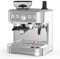 Aptliton Bean to Cup Coffee Machine - Coffee Maker with Grinder and Milk Frother, 15 Bar Italian Pump - Barista Express with 2 Capacity Options for Espresso, Cappuccino & Latte (Gray)