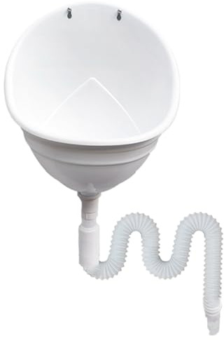 Dorccsi Wasserloses Urinal mit Schlauch, wandmontierte Kunststoff-Urinale, spritzwassergeschützter Urinumleiter mit tiefer Rille, Urinal für Kleinkinder, Jungen, Männer, Badezimmer-Urinale für Männer