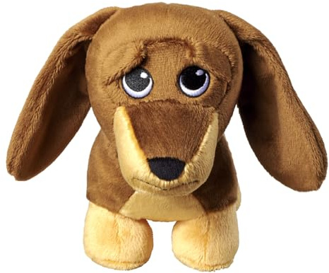 Bauer - Trauriger Hund Dackel, 20 cm, Kuscheltier mit traurigem Blick, Plüschhund extrem weich Plüschtier, Kinder ab 0 Jahren, braun (12051)
