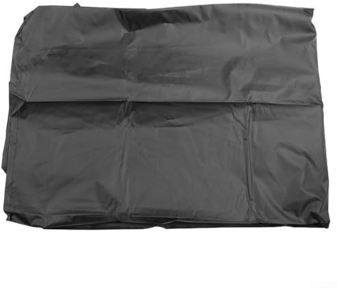 Pumixiy Manicotto isolante per contenitori IBC, 1000 l, copertura protettiva resistente per serbatoi d'acqua, interno nero rivestito in argento 210D, materiale con alette per (nero)