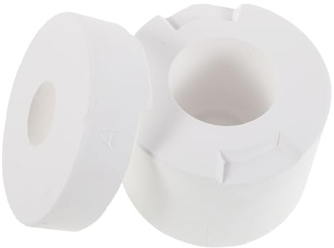 WOONEKY Stampo in Gesso per Tazze da Tè in Ceramica 3d Monoblocco, Utensile Artigianale Fai da Te per Modellazione Tazze da Tè, Formato 12,3x12,3x11 Cm, per Appassionati e Studi