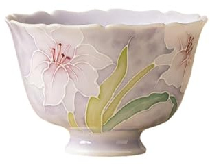 68ml-2oz dipinto a mano mucchio intagliato viola giglio tazze da tè in ceramica kungfu tazze da tè-[Lite]