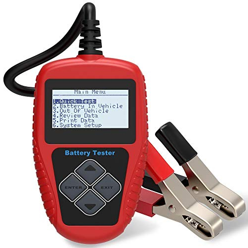 QUICKLYNKS Tester per batteria di carico automobilistico BA101 100-2000 CCA 220AH 12V Tester per batteria auto strumento diagnostico per auto/barca/moto, ecc