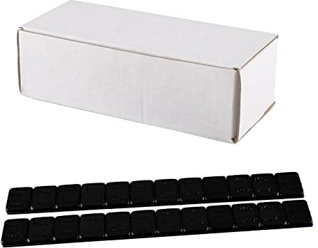 YIZBAP Radgewichte Schwarz 1/4 Unzen 680 g / Box, 96 Stück, mit starkem schwarzem Klebstoff, 7,1 g Radgewichte zum Aufkleben für Autos, LKWs, SUVs, Motorräder und andere