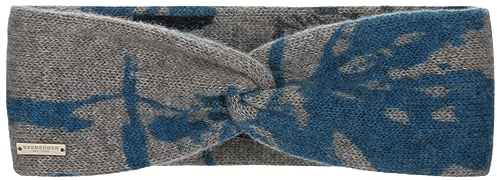 Seeberger Kaschmir Flower Stirnband Headband Haarband (One Size - grau)