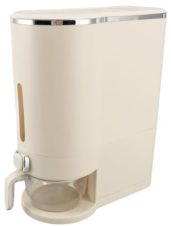 Countertop Rice Dispenser, Large Rice Container Airtight Cereal Dispenser Storage Multifunctional Dry Food Storage Containers with Lids and Measuring Cup for Kitchen Pantry (5kg)