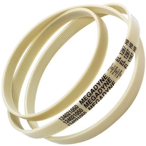 Courroie Machine a Laver Poly-V 1287 H8 avec le Code Original 124021050 pour AEG pour Electrolux pour Zanussi - MADE IN ITALY - Garantie de 10 Ans - MONTERAL