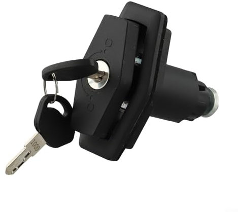 Push Door Lock with 2 Keys, Caravan Camper Compartment Door Locker Replacement, Replacement for Swift Elldis Models, with Push-pop Locking System