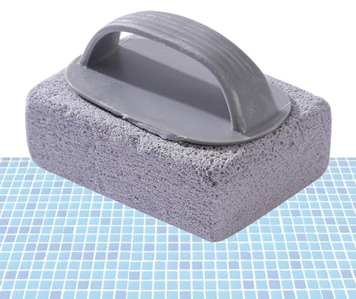 Porous Cleaning Tile Stone - Natural Pumice Block, Pool Surfaces Scrub Pads, Swimming Pool Tile Cleaner, Spa Worktops Maintenance Instrument, Gentle but Effective Mineral Abrasive Solution